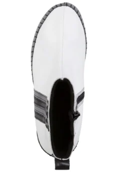 Gemini Stiefelette aus Rind-Nappaleder mit Kontraststreifen