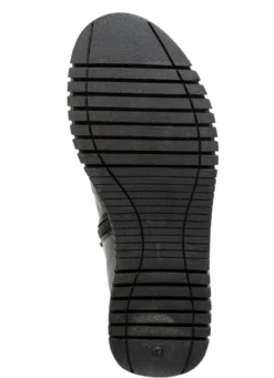 Gemini Stiefelette mit Raffung und dekorativen Knöpfen