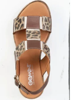 Gemini, trendige Damen-Sandaletten, Weite G, aus Leder