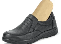 GINO GALANTE, bequeme Herren-Slipper, Weite K, mit herausnehmbarem Fußbett