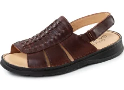 GINO GALANTE, leichte Herren-Sandalen, aus Leder