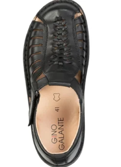 GINO GALANTE, leichte Herren-Sandalen, aus Leder
