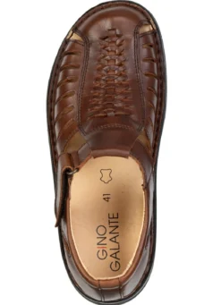 GINO GALANTE, leichte Herren-Sandalen, aus Leder