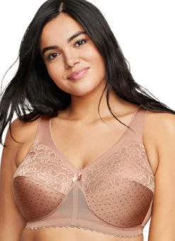 Glamorise Stütz-BH mit Spitze