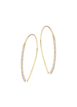 Glamouröse Ohrhaken mit Brillanten