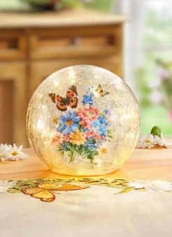 Glaskugel mit Beleuchtung