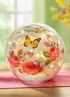 Glaskugel mit Beleuchtung