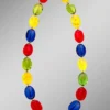 Halskette mit echt Bernstein in Multicolor