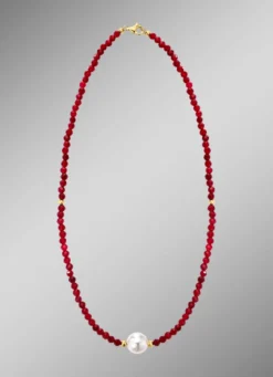 Halskette mit Muschelkernperle