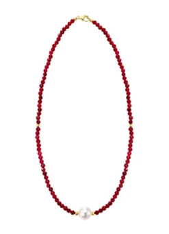 Halskette mit Muschelkernperle