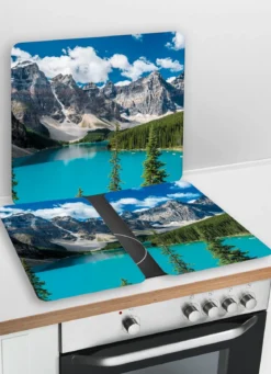 Herdabdeckplatten Bergsee, 2er-Set
