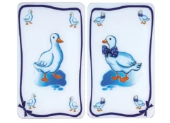 Herdabdeckplatten Gänse, 2er-Set
