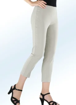 7/8-Hose mit Plättchenzier