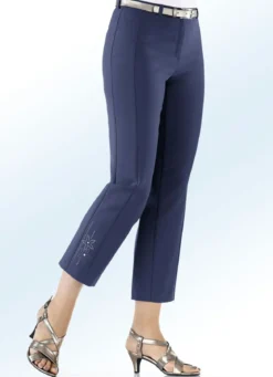 7/8-Hose mit Zierplättchenmotiv
