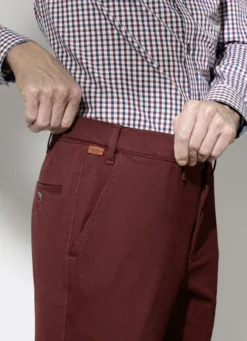 Hose von "Francesco Botti" mit Komfortbund in 3 Farben