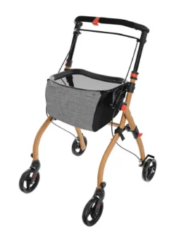 Indoor Rollator - in edler Vollholzoptik