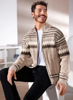 Jacke mit durchgehendem Reißverschluss