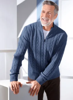 Jacke mit durchgehendem Reißverschluss in 5 Farben