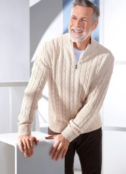 Jacke mit durchgehendem Reißverschluss in 5 Farben