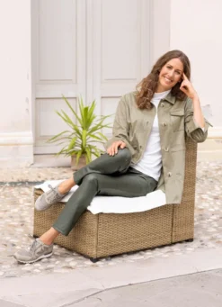 Jacke mit Knopfleiste