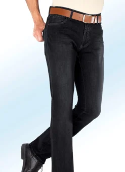 Jeans von "Francesco Botti" mit Dehnbund in 3 Farben