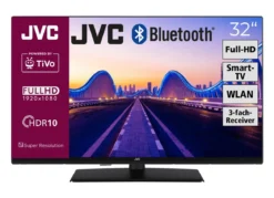 JVC LED-Fernseher mit 3-fach HD-Receiver