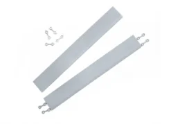 Kanten- und Eckleisten, 2er-Set für Terrassenfliesen