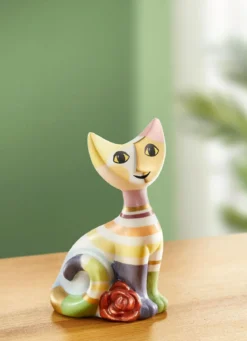 Katze mit Rose von „Goebel“