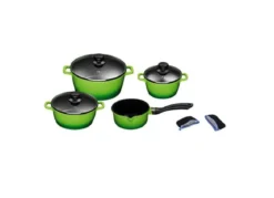 "KING" 9-teiliges Aluguss-Kochtopf-Set mit FUSION® keramischer Antihaftbeschichtung