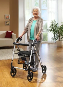 Klappbarer Alu-Rollator