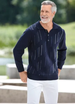 Klassischer Polopullover in 3 Farben