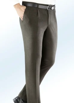 "Klaus Modelle"-Dehnbundhose mit Bundfalten