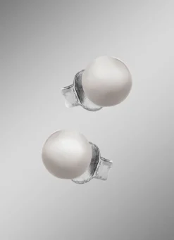 Kleine aber feine Kugel-Ohrstecker aus Titan