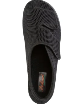 Klettschuh aus elastischem Textilmaterial