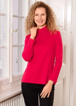 Kombifreundliches Rollkragenshirt in 2 Farben