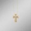 Kreuz-Anhänger mit Brillanten