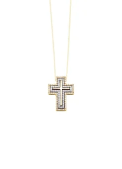 Kreuz-Anhänger mit Brillanten