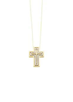 Kreuz-Anhänger mit Brillanten