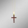 Kreuz-Anhänger mit Granat