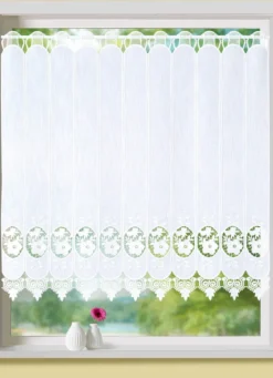 Kurzstore mit Blumen in Macramé-Spitze