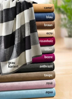 Kuschelig-weiche Schlafdecke Cotton Home
