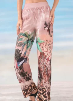 Laurina Hose mit farbbrillantem Druckdessin