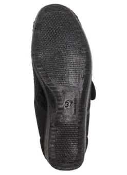 Laurina, klassische Damen-Klettschuhe, mit elastischem Samt