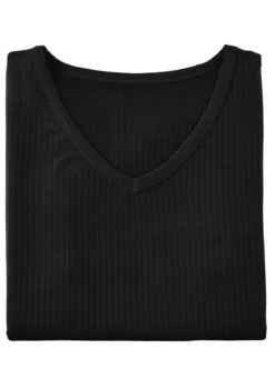 Laurina Shirt mit V-Ausschnitt