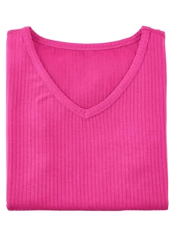 Laurina Shirt mit V-Ausschnitt