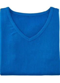 Laurina Shirt mit V-Ausschnitt