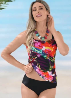 Laurina Tankini mit verstell- und abnehmbaren Trägern und Softschalen