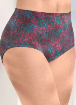 Laurina Viererpack Slips mt buntem Druckdessin