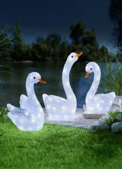 LED-Schwan in 3 Ausführungen