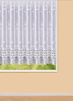 Leichter Blumenfenster-Store